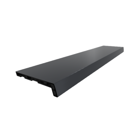 Parapet komorowy PVC - Grafit  - 2