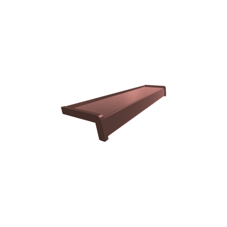 Parapet stalowy standard - Brąz 8017  - 2