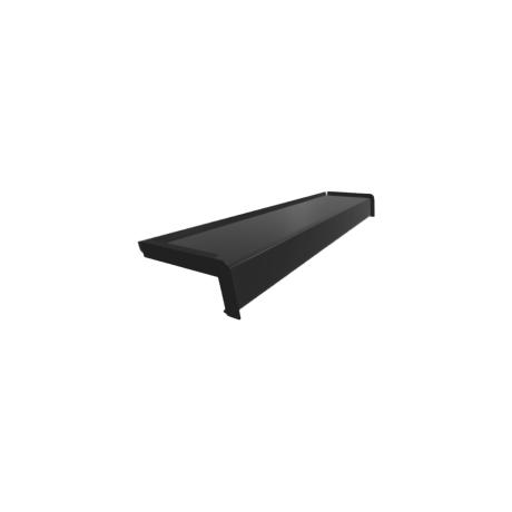 Parapet stalowy standard - Czarny 9005  - 2