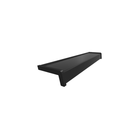Parapet stalowy standard - Czarny 9005  - 3