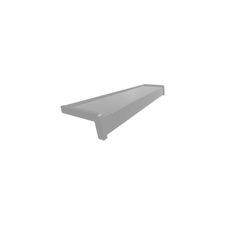 Parapet stalowy standard - Srebrny 9006  - 2