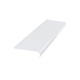 Parapet aluminiowy softline - Biały 9016 Parapet aluminiowy softline - Biały 9016  - 1