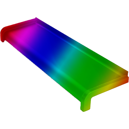 Parapet stalowy softline - Lakierowany RAL CLASSIC  - 1