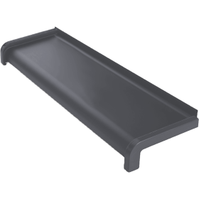 Parapet stalowy softline - Grafit RAL7024  - 1