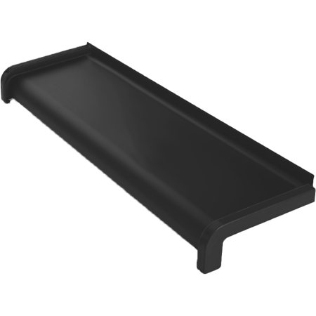 Parapet stalowy softline - Czarny RAL9005