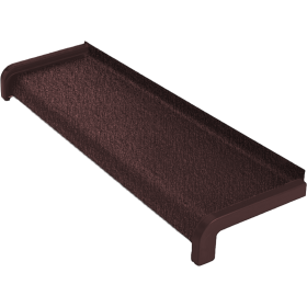 Parapet stalowy softline - Lakierowany Antyk Miedź  - 1