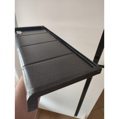 Parapet aluminiowy płytka softline - Antyk Srebrny  - 2