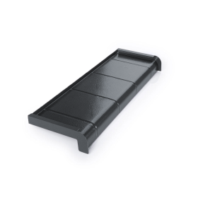 Parapet aluminiowy płytka softline - Antyk Srebrny Parapet aluminiowy płytka softline - Antyk Srebrny  - 1