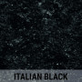 Parapet z aglomarmuru - Italian Black