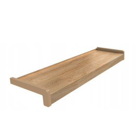 Parapet stalowy standard drewnopodobny - Dąb Turner  - 1