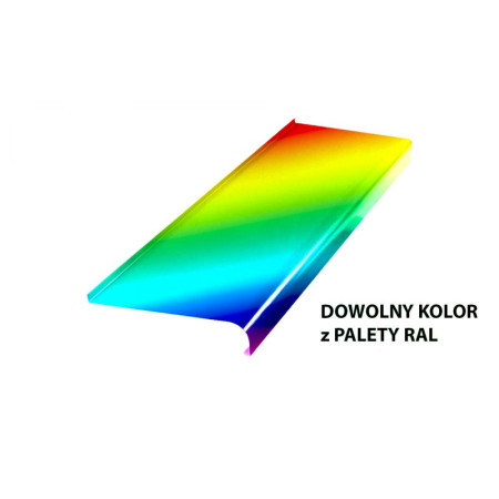 Parapet aluminiowy płytka softline - Lakierowany dowolny RAL