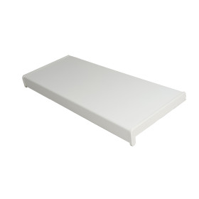 Parapet komorowy PVC - Biały Gładki  - 1