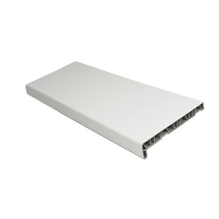 Parapet komorowy PVC - Biały Gładki  - 2